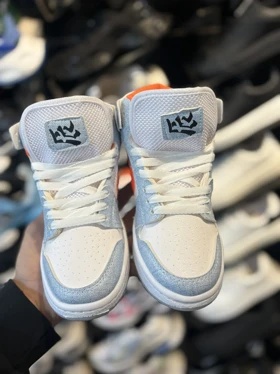 کتانی دراگون ساق‌دار آبی نارنجی