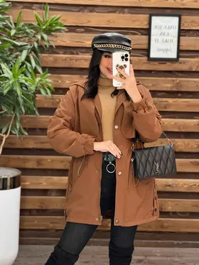 کاپشن جلو ژیله بغل سه دکمه