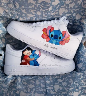 کفش اسپرت air force طرح Lilo and Stitch ایرفورس نایک nike کد 157639
