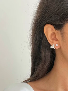 گوشواره وارداتی دم وال مروارید