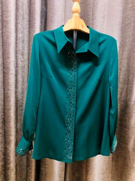 شومیز نگین کاری برشکا