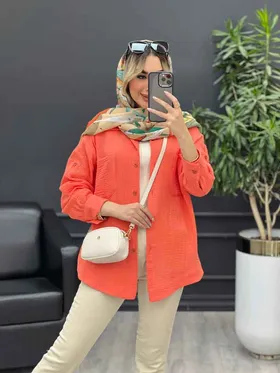 شومیز آستین پاگن پشت پیله