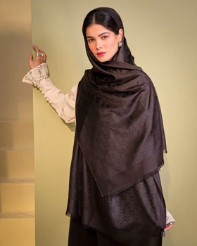 شال ابریشم ژاکارد گوچی