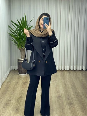 مانتو کتی ژاکارد کد 2052