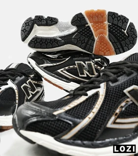 کفش کتانی مشکی طلایی Newbalance 1906R