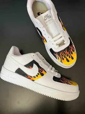 کفش اسپرت کاستوم کتانی ایرفورس air force طرح Fanart نایک nike کد 160825