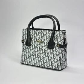 کیف دستی طرح DIOR مدل کلاسیک رنگ سفید مشکی