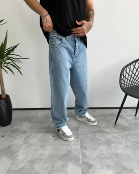 شلوار بگ جین PHILIP PLAIN ابی ساده