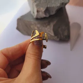 انگشتر استیل فری سایز پروانه ای