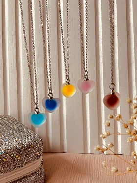 گردنبند قلب شبنما