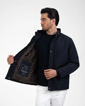 ام کی کالکشن کاپشن mk-21736-navy-blue