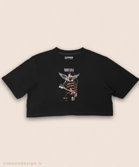 کراپ زنانه طرح نیروانا کد 982