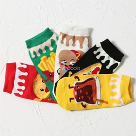 جوراب مچی طرح خوراکی ها