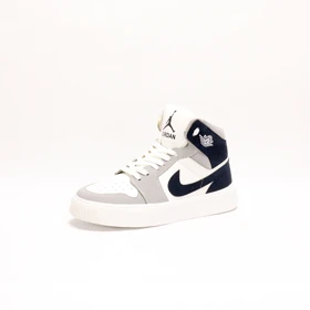 کفش اسپرت زنانه میلاد مدل جردن (مشکی - طوسی)