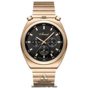 ساعت اکسنت صفحه مشکی Axcent AX180030RGK