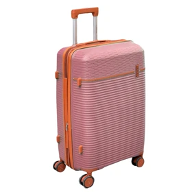 چمدان نشکن تیتان پلورا مدل TITANPLORA - TP6600L Universal Travelle سایز بزرگ (رزگلد)