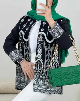 کت مزونی گل دوزی شده(2)کد3411