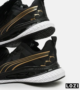 کفش کتانی ورزشی مشکی طلایی مردانه و زنانه PUMA
