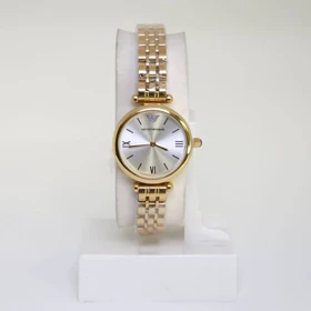 ساعت مچی زنانه امپریو آرمانی Emporio Armani 303 تمام استیل با قفل پروانه ای