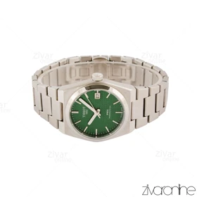 ساعت تیسوت زنانه PRX نقره ای صفحه سبز 105477