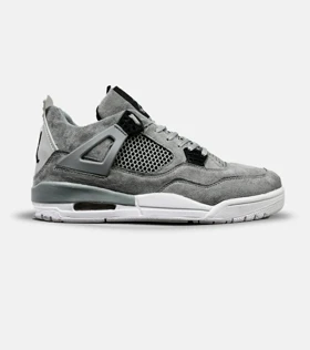 کتانی ساق‌دار مردانه طوسی Nike air jordan 4