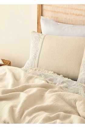 سرویس روتختی دو نفره Bella Maison پنبه‌ای - آبی