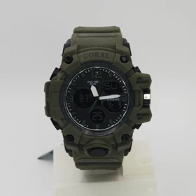 ساعت مچی مردانه کورال Coral CR1042-2 دوزمانه طرح ساعت مچی جی‌شاک