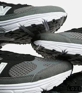 کفش کتانی بزرگ پا مشکی خاکستری NEW BALANCE 993