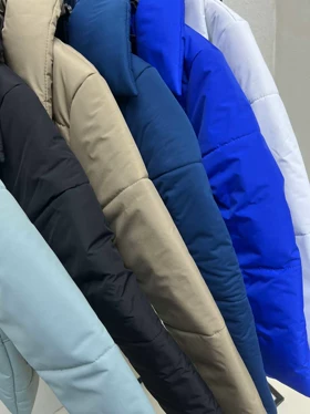 کاپشن کمربندی یقه ایستاده