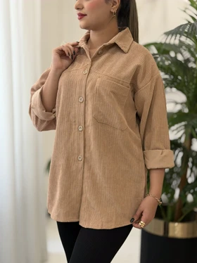 مانتو مخمل کبریتی کد2462