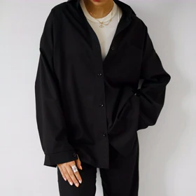 شومیز مشکی بیسیک