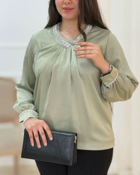 شومیز ابریشم ترک کد محصول 1620