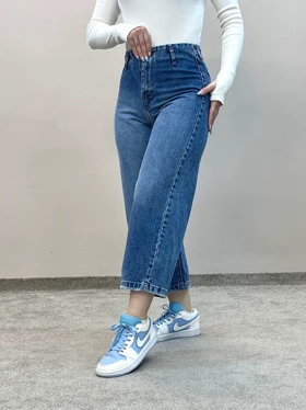 شلوار جین وایدلگ دریایی 2213ویتا