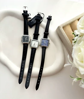 ساعت ظریف زنانه بندچرمی فلورا 678