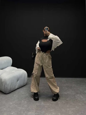 شلوار کارگو زانو گت