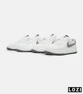 کفش مردانه و زنانه سفید طوسی NIKE AIR FORCE
