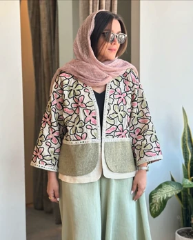 کت ودامن سوزن دوزی