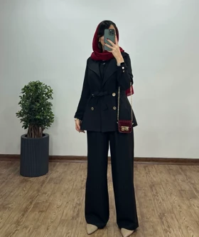 ست کت و شلوار شانتون آینام