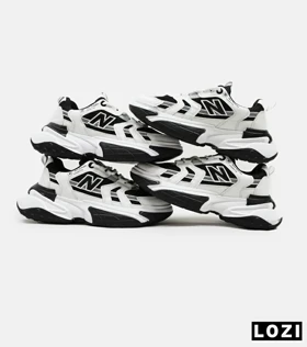کفش کتانی مردانه و زنانه سفید مشکی NEW BALANCE smith xvision v2 مدل 5340