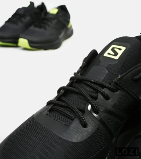 کفش کتانی مشکی سبز مردانه و زنانه Salomon مدل 3527
