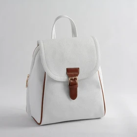 کوله پشتی چرم زنانه ماریا3029 (سفید)