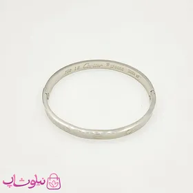 دستبند زنانه مردانه مدل کارتیه لاو نقره ای