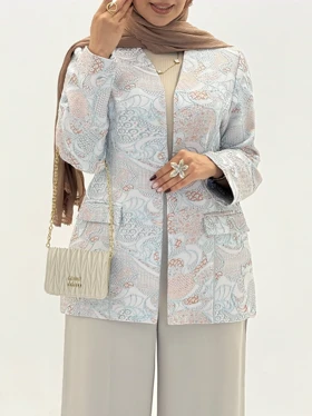 4229-کت ژاکارد غزل