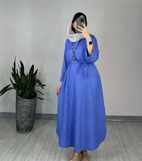 پیراهن مانتویی بلند دلاوا