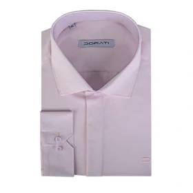 پیراهن مردانه رسمی دوشین صورتی پاستلی