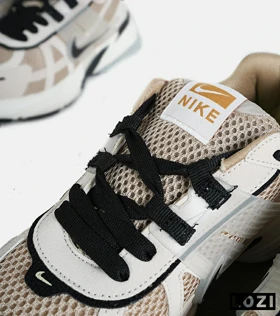کفش کتانی مردانه و زنانه کرم مشکی Nike cushlon