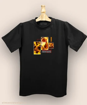 تیشرت مردانه و زنانه طرح شیطان کش شخصیت زنیتسو کد 962