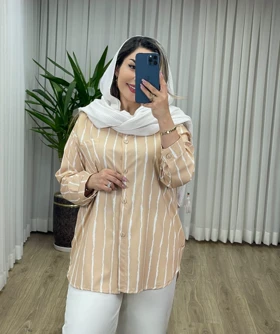 شومیز مانتویی پری کد 2123