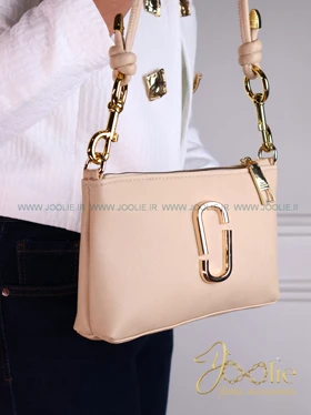 کیف دوشی زنانه مارک جیکوب کد K1449 (کرم)