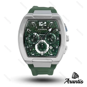 ساعت مردانه رومانسون دایمند سه موتوره سبز m-10197